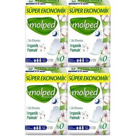 Molped Pure Soft 4x16 Adet Gece Süper Ekonomik Ped
