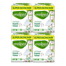 Molped Pure Soft Cilt Dostu Organik Pamuk Normal Ultra 24 Adet Ped