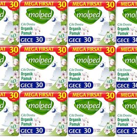 Molped Pure Soft Gece 18x30 Adet Hijyenik Ped