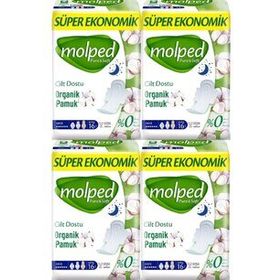 Molped Pure Soft Gece 4x16 Adet Ped