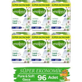 Molped Pure Soft Gece 6x16 Adet Ped
