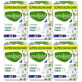 Molped Pure Soft Gece 6x16 Adet Ped