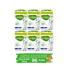 Molped Pure Soft Gece 6x16 Adet Ped