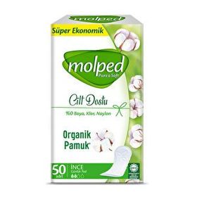 Molped Pure Soft İncelik 50'li Günlük Ped