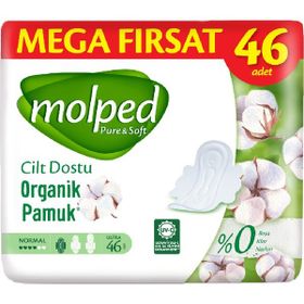 Molped Pure Soft Mega Fırsat Normal 46'lı Hijyenik Ped