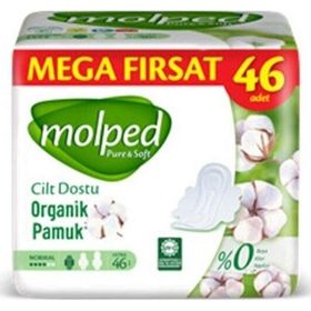 Molped Pure Soft Mega Fırsat Normal 46'lı Hijyenik Ped