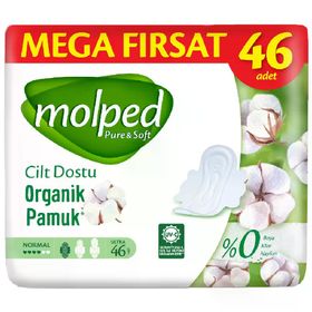 Molped Pure Soft Mega Fırsat Normal 46'lı Hijyenik Ped