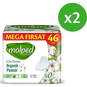 Molped Pure Soft Normal Avantajlı 2x46 Adet Hijyenik Ped