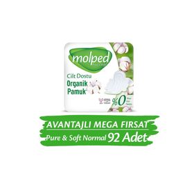 Molped Pure Soft Normal Avantajlı 2x46 Adet Hijyenik Ped