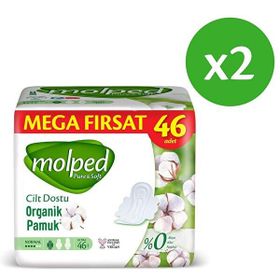 Molped Pure Soft Normal Avantajlı 2x46 Adet Hijyenik Ped