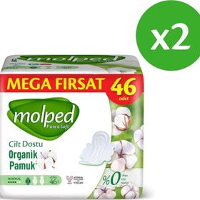 Molped Pure Soft Normal Avantajlı 2x46 Adet Hijyenik Ped