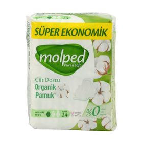 Molped Pure Soft Normal Super Eko 24'lü Ped