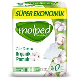 Molped Pure Soft Normal Super Eko 24'lü Ped