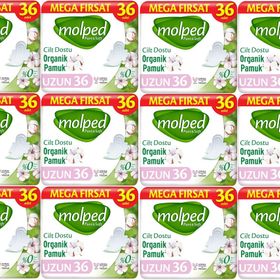 Molped Pure Soft Uzun 18x36 Adet Hijyenik Ped