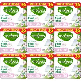 Molped Pure Soft Uzun 9x36 Adet Hijyenik Ped