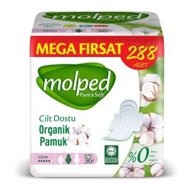 Molped Pure Soft Uzun Mega Fırsat 288'li Hijyenik Ped