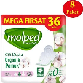 Molped Pure Soft Uzun Mega Fırsat 288'li Hijyenik Ped