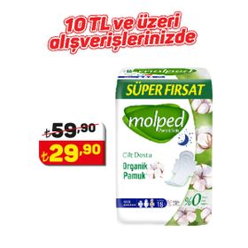 Molped Pure&Soft 18'li Hijyenik Ped Gece