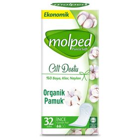 Molped Pure&Soft Cilt Dostu 32'li Günlük Ped