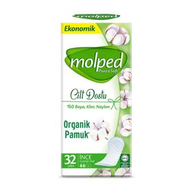 Molped Pure&Soft Cilt Dostu 32'li Günlük Ped