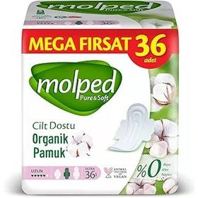 Molped Pure&Soft Cilt Dostu Uzun 36'lı Hijyenik Ped