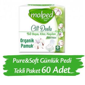 Molped Pure&Soft Günlük 60 Adet Ped