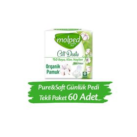 Molped Pure&Soft Günlük 60 Adet Ped