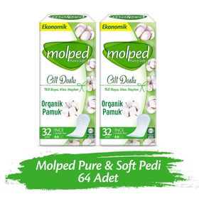 Molped Pure&Soft Günlük 64 Adet Pedi