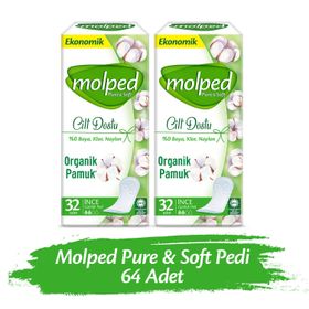 Molped Pure&Soft Günlük 64 Adet Pedi