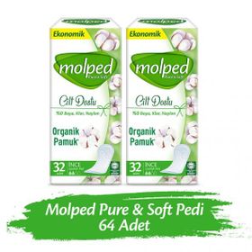 Molped Pure&Soft Günlük 64 Adet Pedi