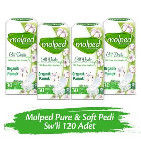 Molped Pure&Soft Günlük Swli 120 Adet Pedi
