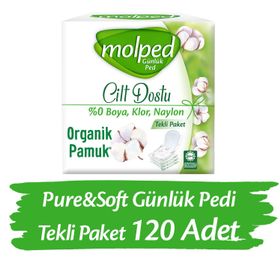 Molped Pure&Soft Günlük Swli 120 Adet Pedi
