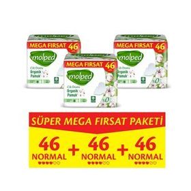 Molped Pure&soft Normal Süper Mega Paket 138'li Hijyenik Ped