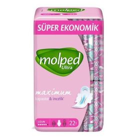 Molped Pure&Soft Süper Ekonomi Uzun 22'li Hijyenik Ped