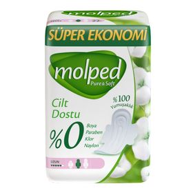 Molped Pure&Soft Süper Ekonomik Uzun 20 Adet Hijyenik Ped