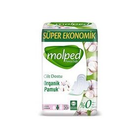 Molped Pure&Soft Süper Ekonomik Uzun 20’li Hijyenik Ped
