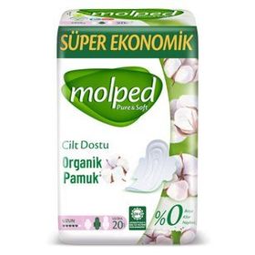 Molped Pure&Soft Süper Ekonomik Uzun 20’li Hijyenik Ped