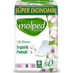 Molped Pure&Soft Süper Ekonomik Uzun 20’li Hijyenik Ped