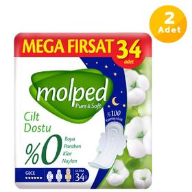 Molped Süper Eko Normal 34'lü Ped