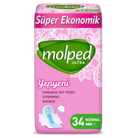 Molped Süper Eko Normal 34'lü Ped