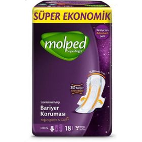 Molped Süper Ekonomik Süpernight Uzun 18x6 108 Adet Ped