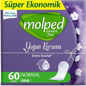 Molped Süper Ekonomik Yoğun Koruma 60 Adet Günlük Ped