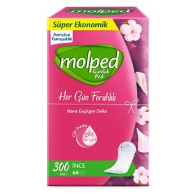 Molped Süper İnce 60x5 300 Adet Ekonomik Her Gün Ferahlık Günlük Ped