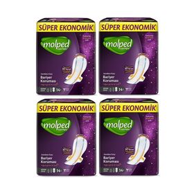 Molped Super Night Yoğun Günler&Gece 14x4 Adet Ped