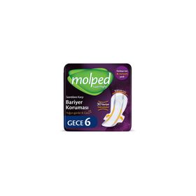 Molped Supernight Gece 6 Adet Hijyenik Ped
