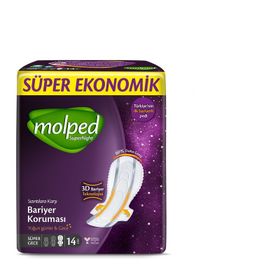 Molped Supernight Süper Ekonomik Gece 14'lü Ped