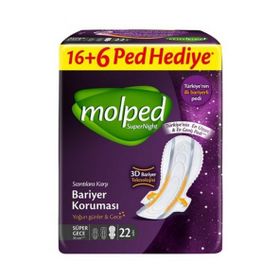 Molped Supernight Süper Gece 22'Li