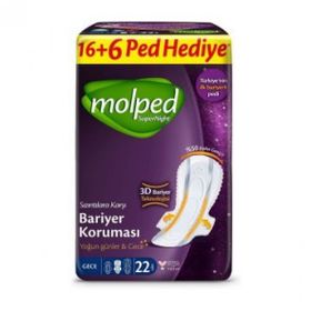 Molped Supernight Süper Gece 22'Li