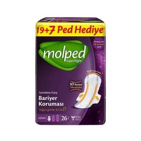 Molped Supernight Uzun 26 Adet Ped