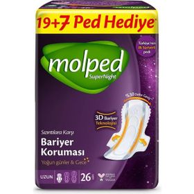 Molped Supernight Uzun 26 Adet Ped